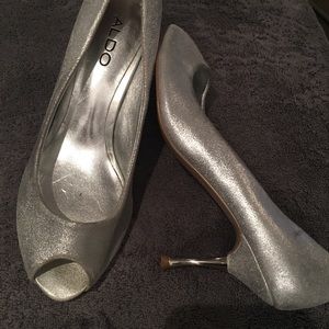 Silver heels